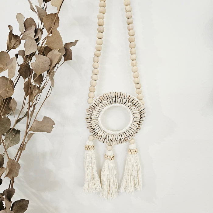 Lola Boho Shell Halo Wall Necklace
