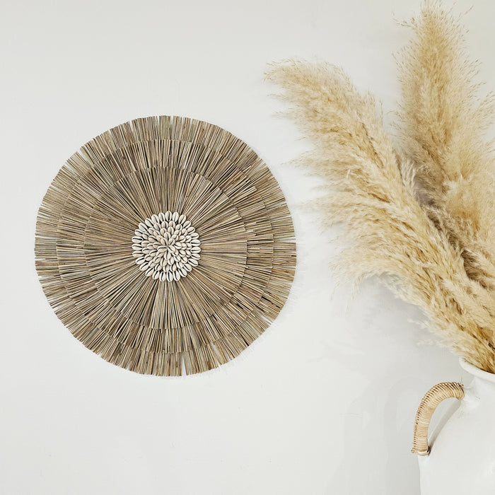Drifter Reed and Shell Wall Hanging