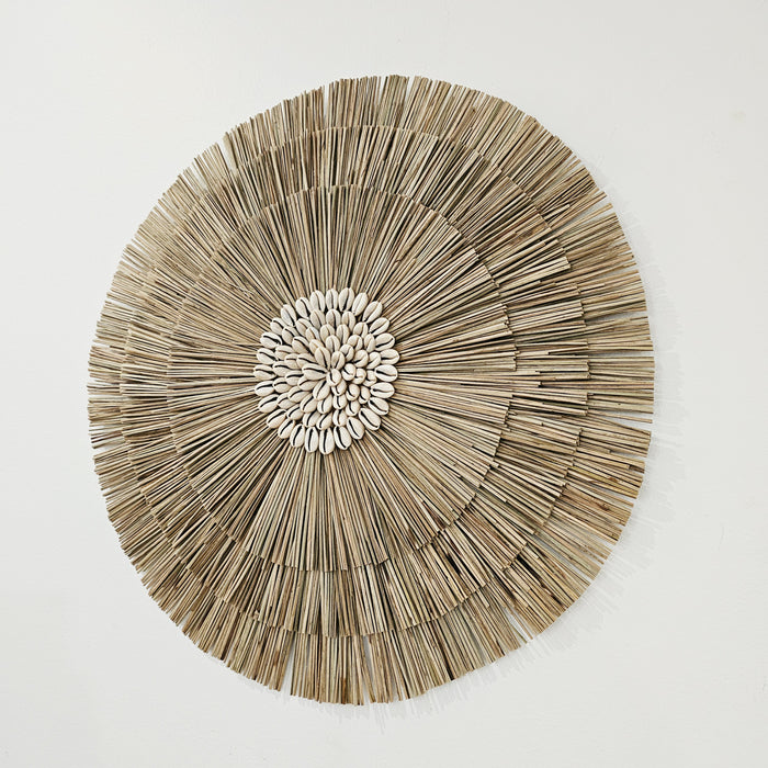 Drifter Reed and Shell Wall Hanging