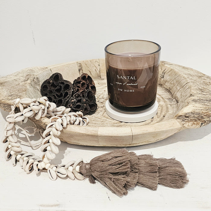 Dawne Shell Tassel | Wall Necklace | Mocha