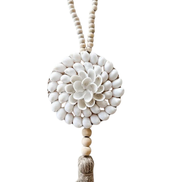 Leilani Shell Halo Wall Necklace | White