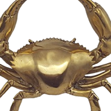 Crab Figurine | Brass