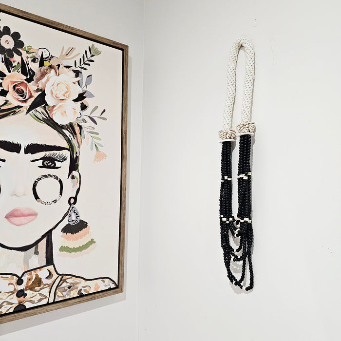 Navajo Shell Wall Necklace | Tassel