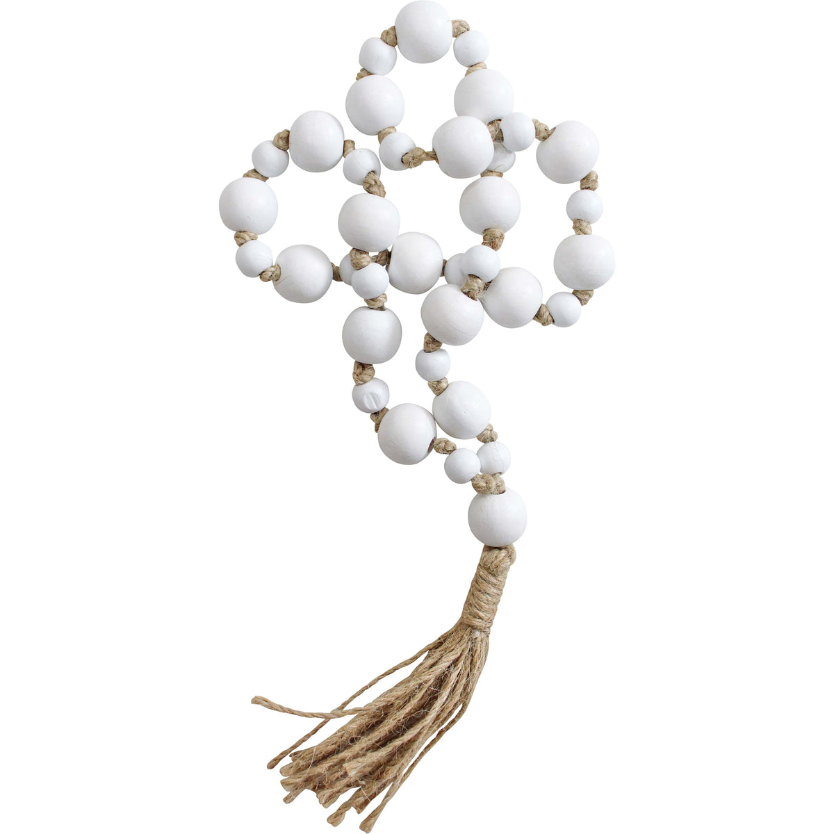 Bohemia Wooden Bead Tassel Wall Decor