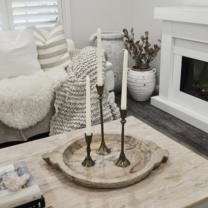 Bleached Vintage Indian Parat Plate