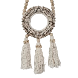 Lola Boho Shell Halo Wall Necklace