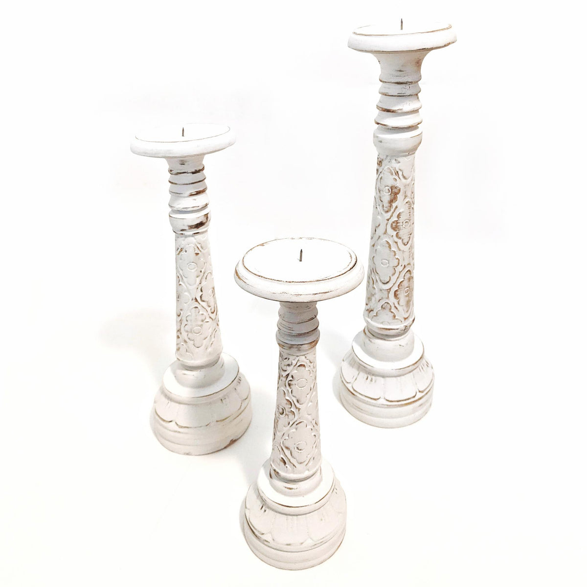 Daisy Boho Candle Holder Set