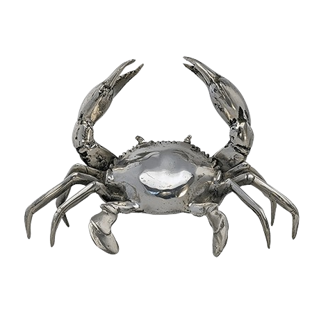 Silver Crab Figurine