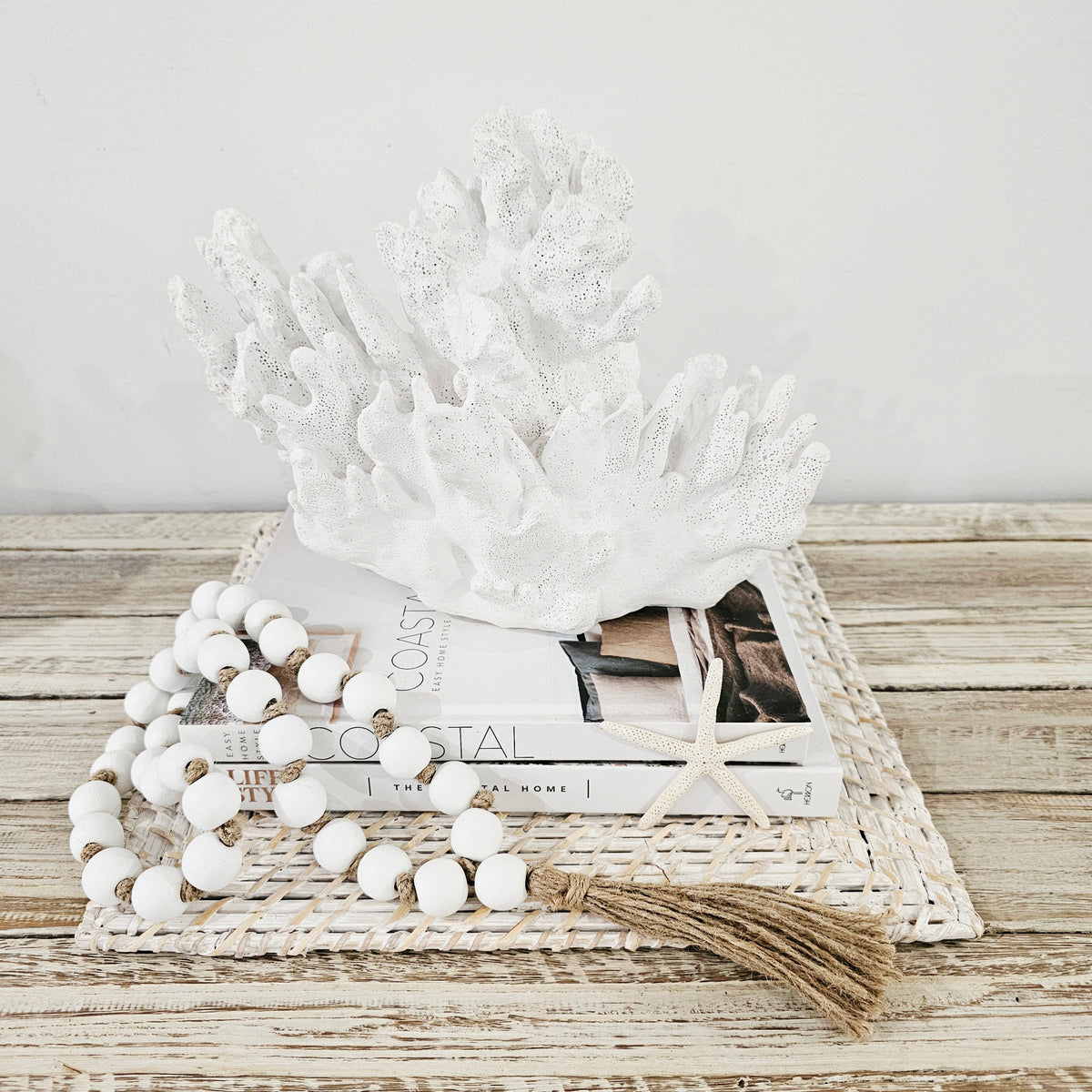 Seagrass Square Place Mat | Whitewash