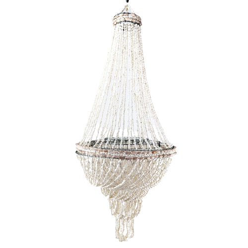 Bora Bora Shell Chandelier.