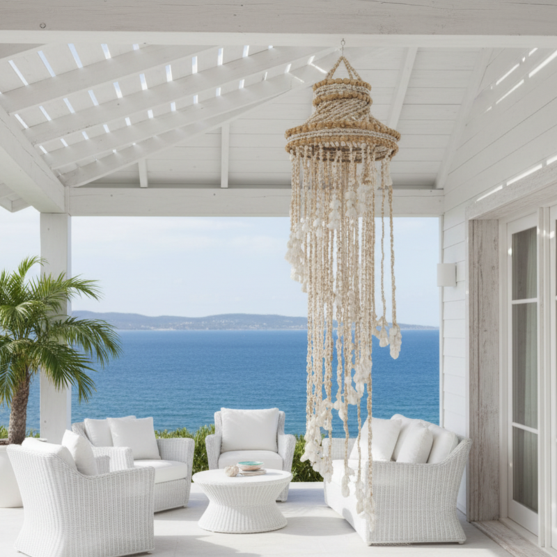 Lastest Arrivals for Coastal Home Decor Balinese Shell Decor House 