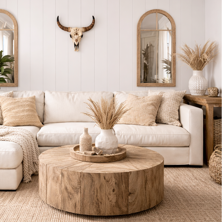 Coastal Boho Decor handmade balinese decor creating a relaxed coastal Australian Home