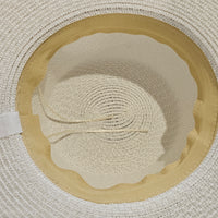 Bronte White Straw Hat