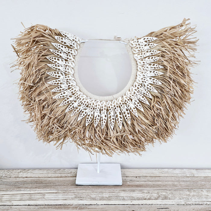 Bora Bora Coastal Necklace on Stand | Wall Hanging