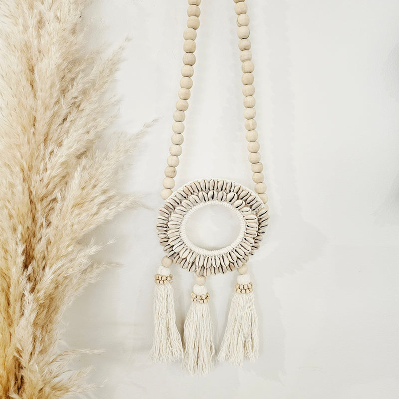 Lola Boho Shell Halo Wall Necklace