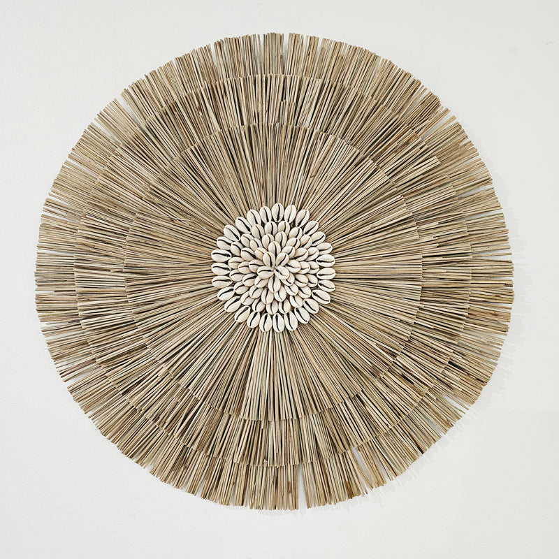 Drifter Reed and Shell Wall Hanging