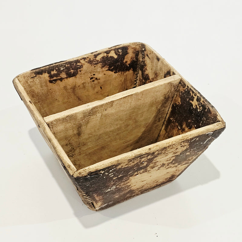 Vintage Wooden Rice Measure
