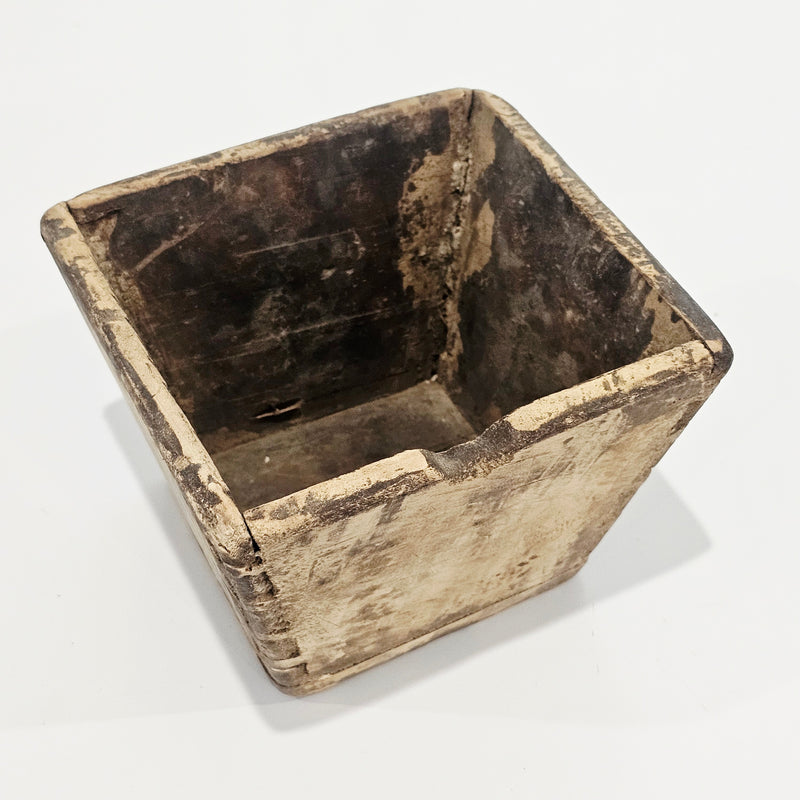 Vintage Wooden Rice Measure
