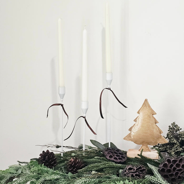 Moonstone Candlestick Set of 3