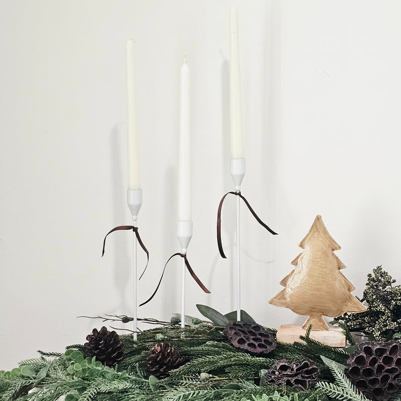 Moonstone Candlestick Set of 3