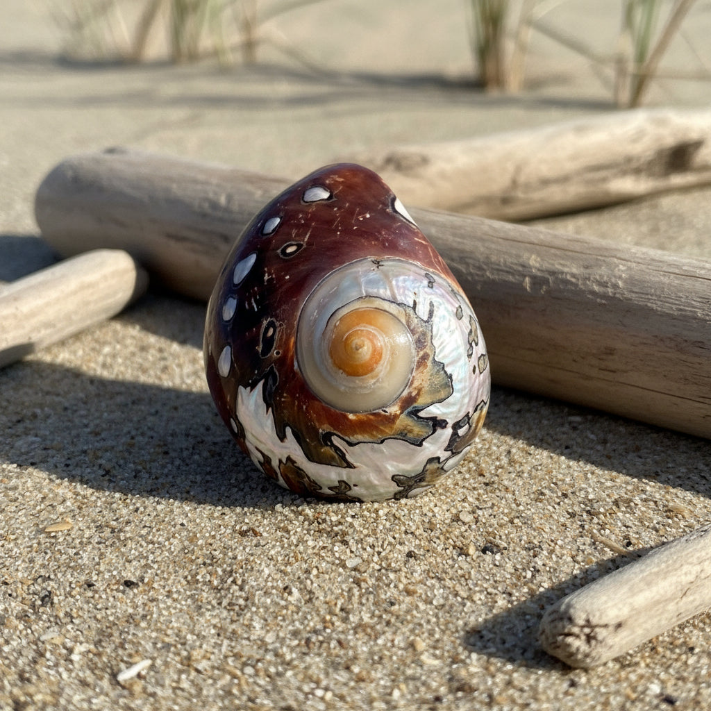 Turbo Samarticus Polished Natural Shell