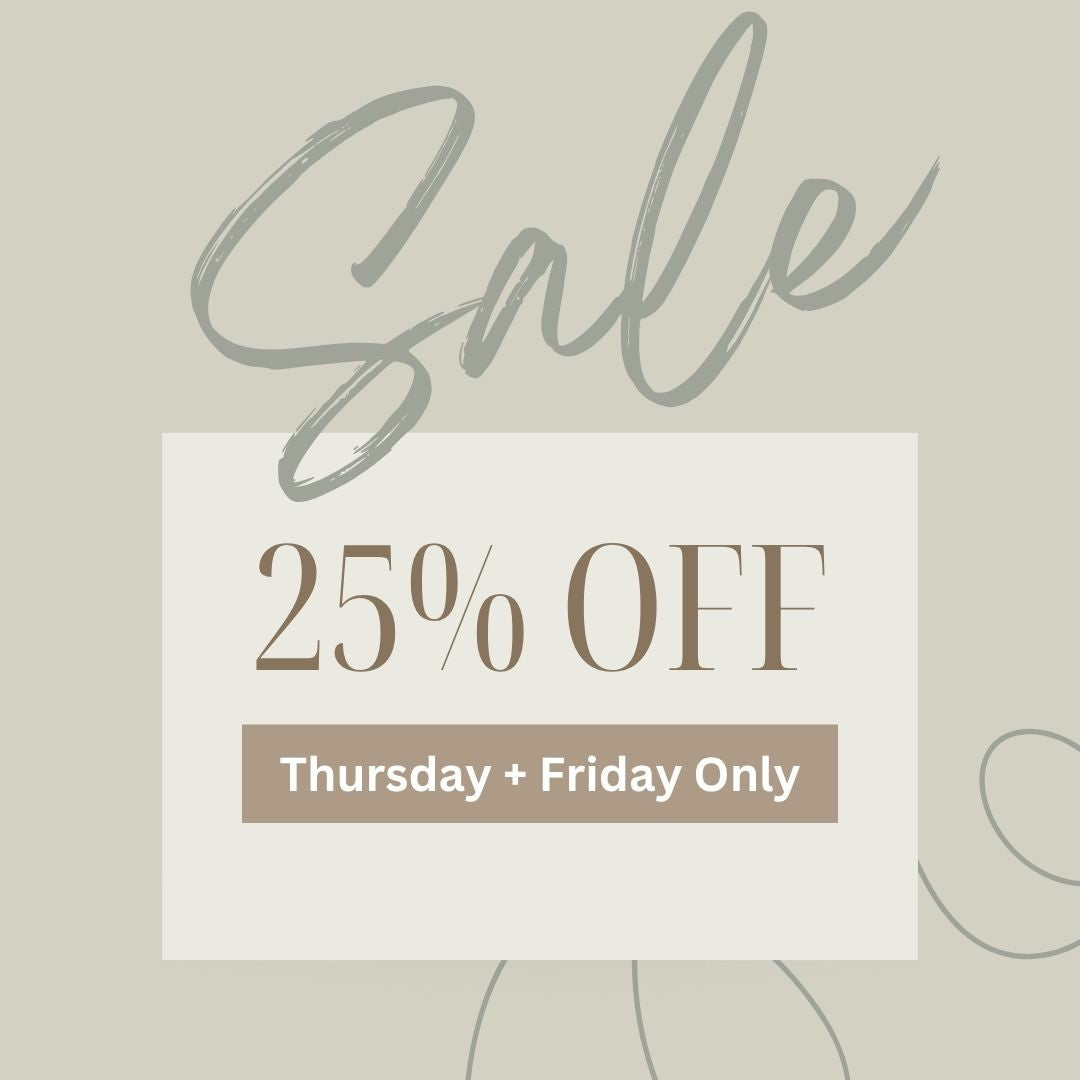 25% Off Everything Storewide