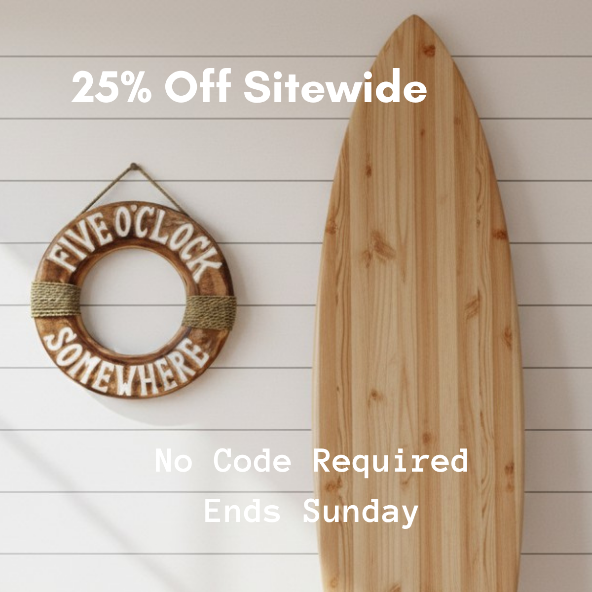 25% Off Sitewide