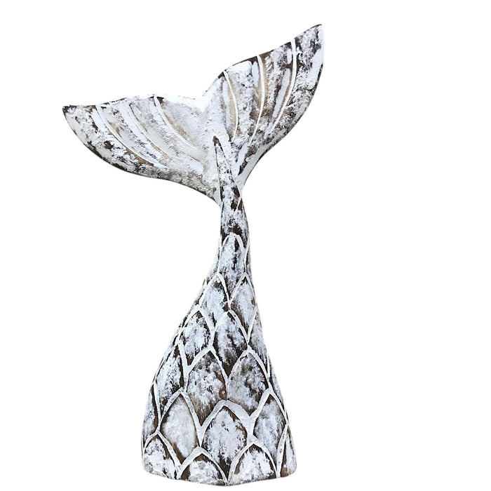 Rustic Carved Mermaid Tail | Extra Large | Pre Order Arriving Sept 5