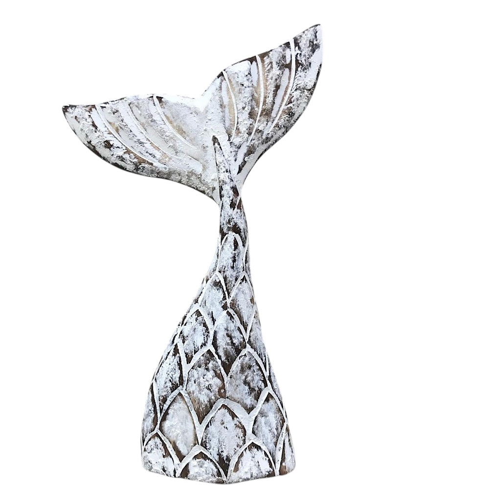 Rustic Carved Mermaid Tail | Extra Large | Pre Order Arriving Sept 5