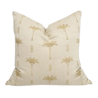 Palm Tree and Pineapple Cushion