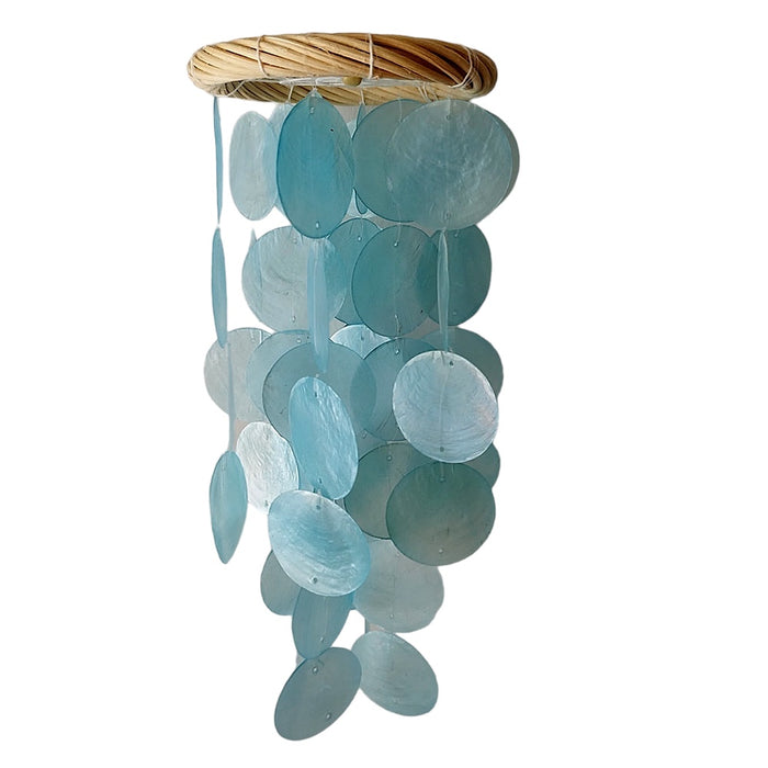 Moonlight Capiz Shell Wind Chime | Sea Foam | Pre Order Arriving Sept 5