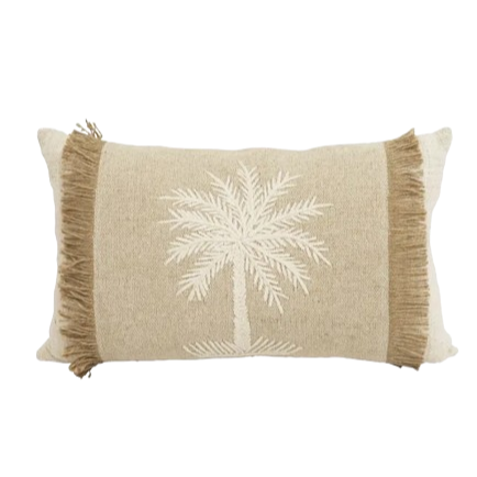 Bora Bora Single Palm Lumbar Cushion