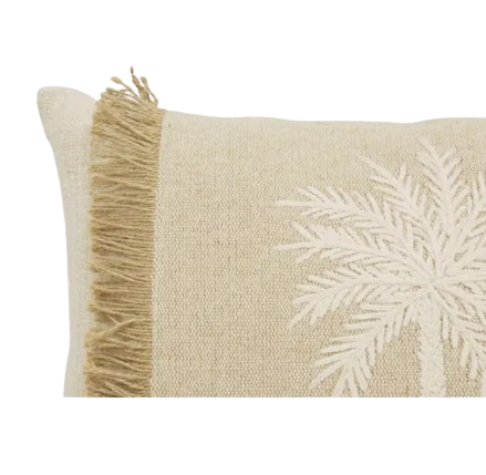 Bora Bora Single Palm Cushion Square