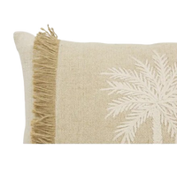 Bora Bora Single Palm Cushion Square