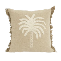 Bora Bora Single Palm Cushion Square