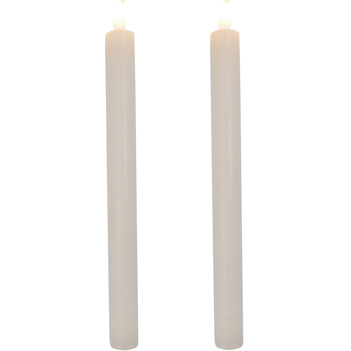 Luxe LED Flameless Taper Dinner Candle | Vanilla | Set of 2