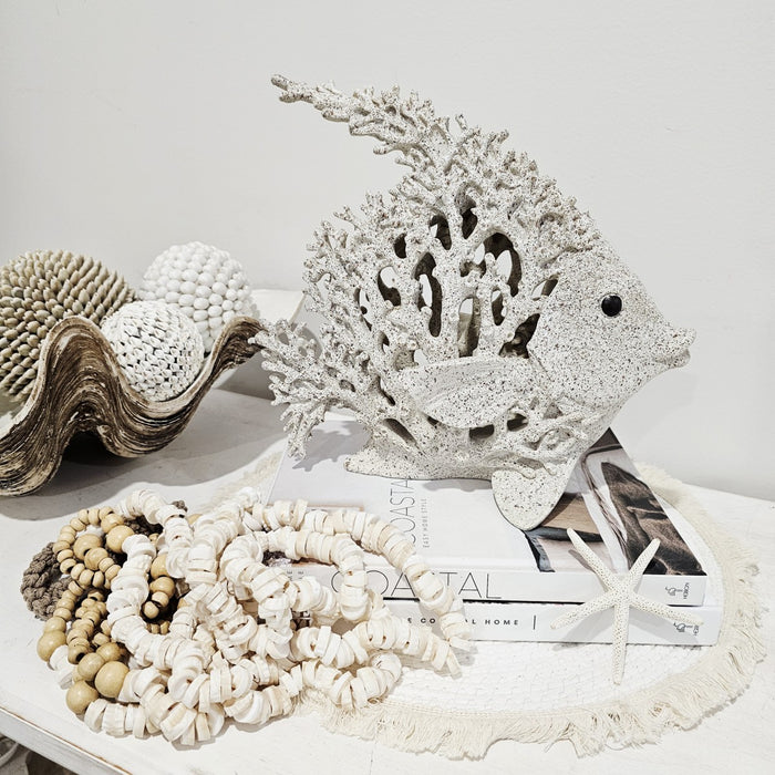 Bondi Angel Fish Sculpture | Stone | 27 cm.