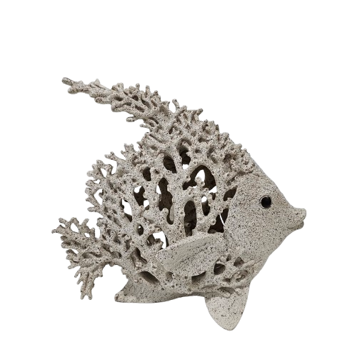Bondi Angel Fish Sculpture | Stone | 27 cm.
