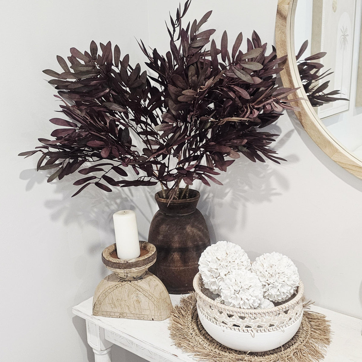 Autumn Leaf Branch | Bordeaux