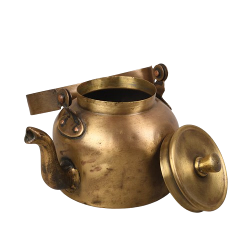 Vintage Brass Tea Pot