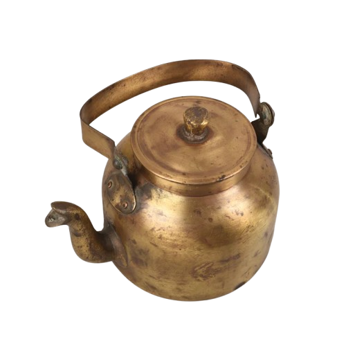 Vintage Brass Tea Pot