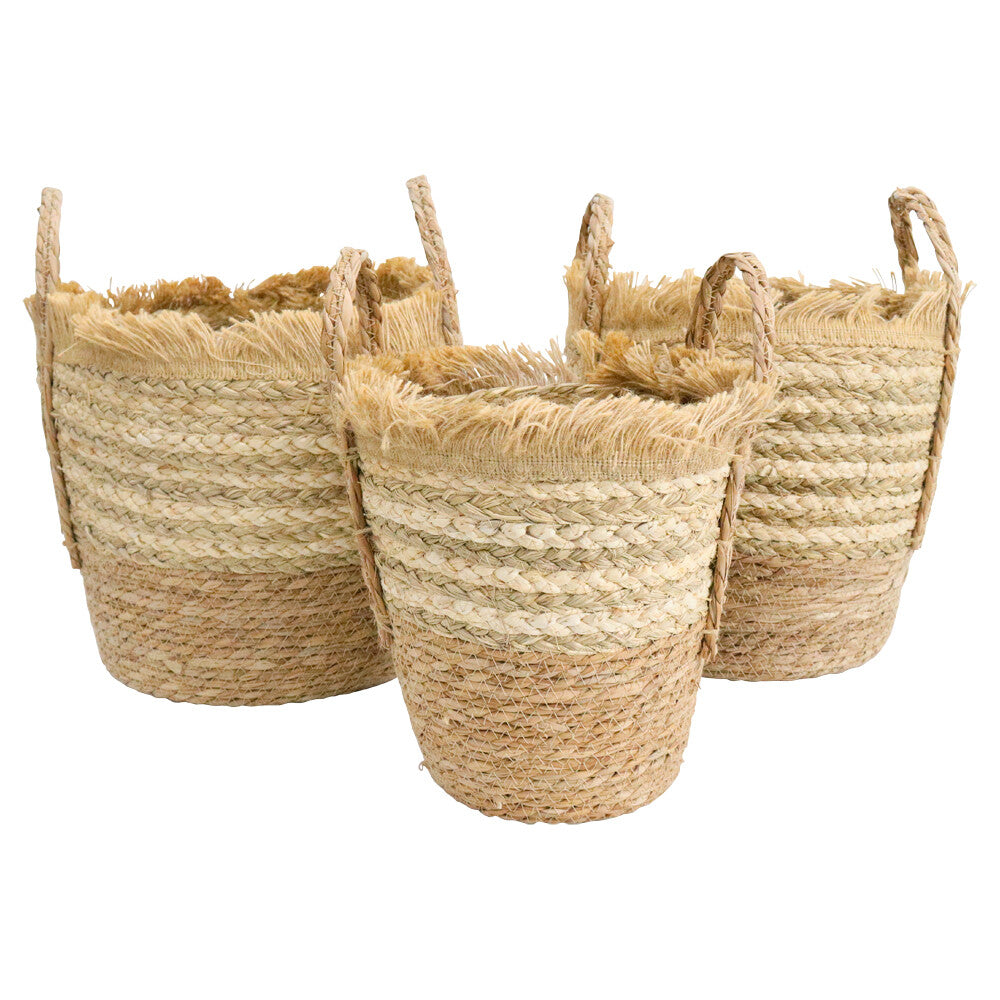 Bora Bora Organic Basket | Set of 3