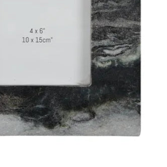 Marble Photo Frame | Black