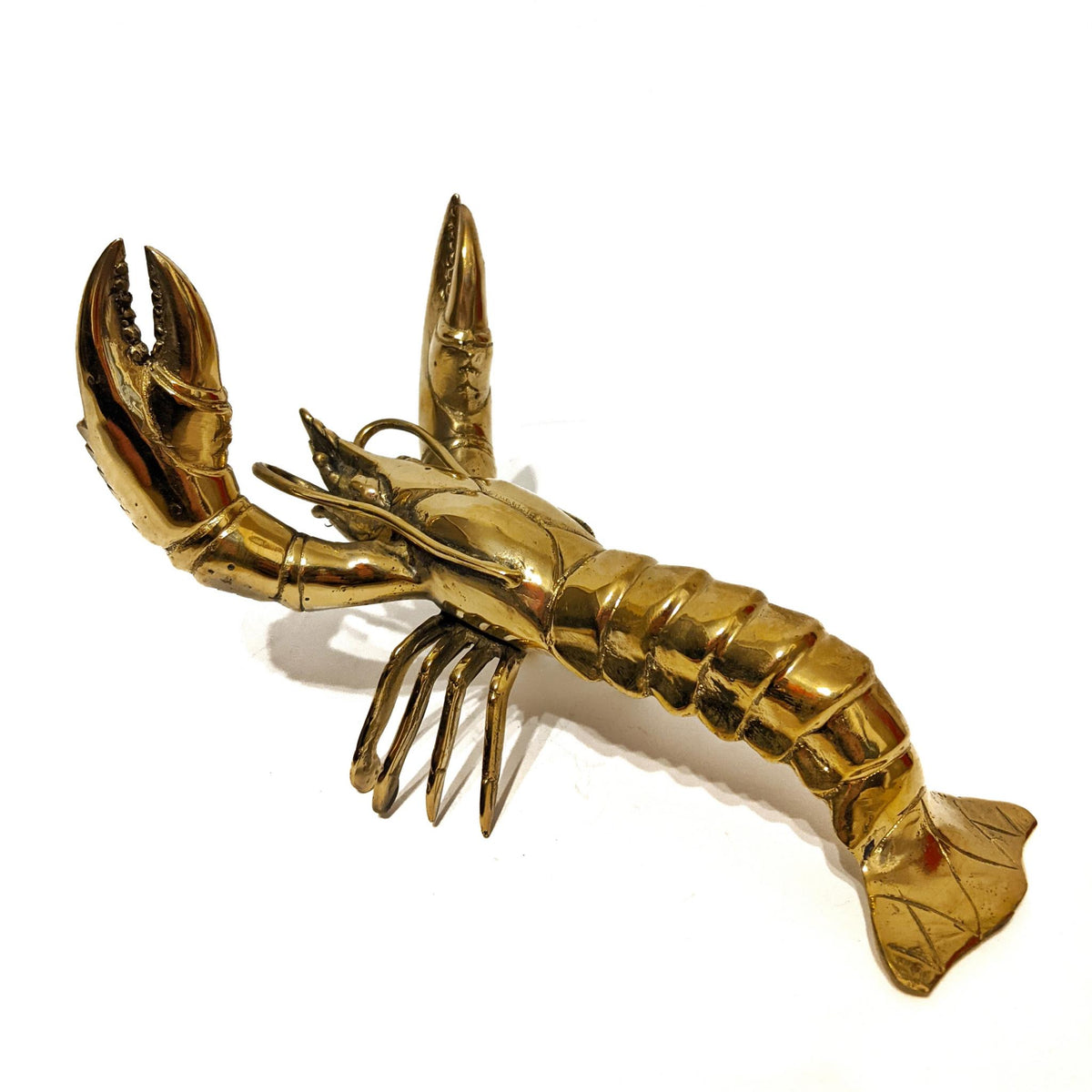 Bay Lobster Sculpture | Brass