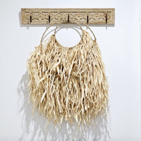 Bronte Raffia Double Hoop Wall Hanging