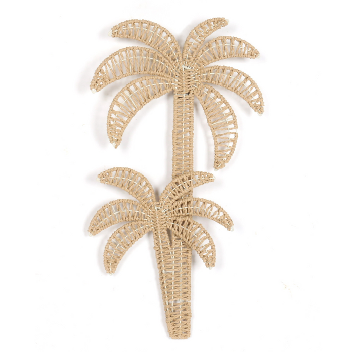 Bahamas Rattan_Palm_Tree_Wall_Hanging