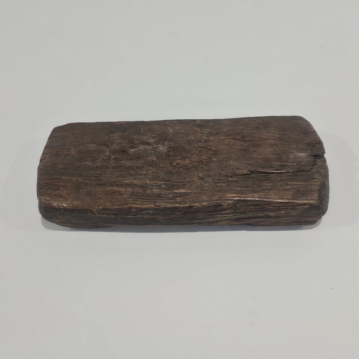 Vintage Indian wooden Bajot table with wabi style for coastal and Boho home decor styling