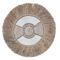 Beachcomber Sea Grass + Shell Wall Hanging | Wall Art