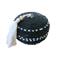 Cove Beaded Box | Round