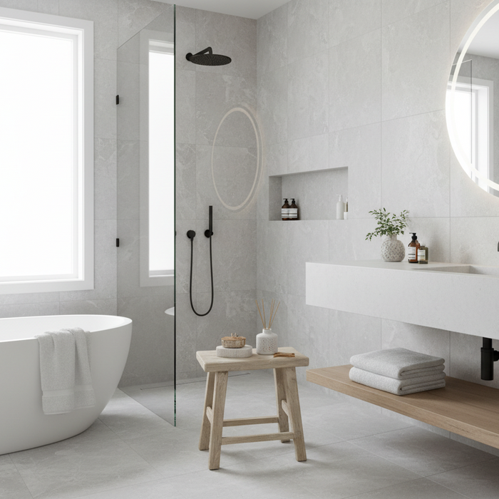 Bleached Elm Stool for australian coastal home decor